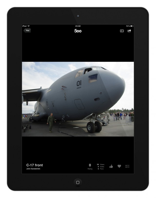 500px / Photo "C-17 front" by John Sandström