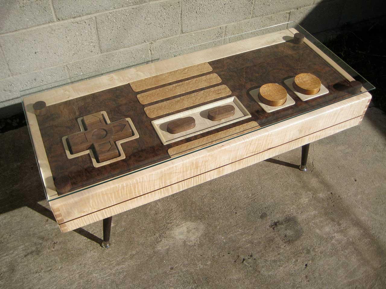 Nintendo Controller Coffee Table by TheBohemianWorkbench on Etsy