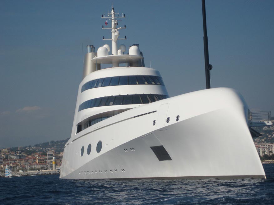 Depth Video Tour of Philippe Starck Megayacht “A”