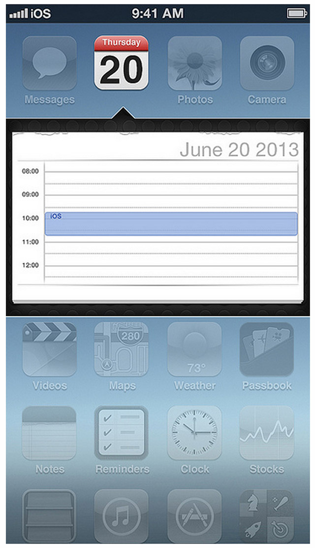 Latest iOS 7 concept shows slick widget integration, enhanced lockscreen & much more | 9to5Mac