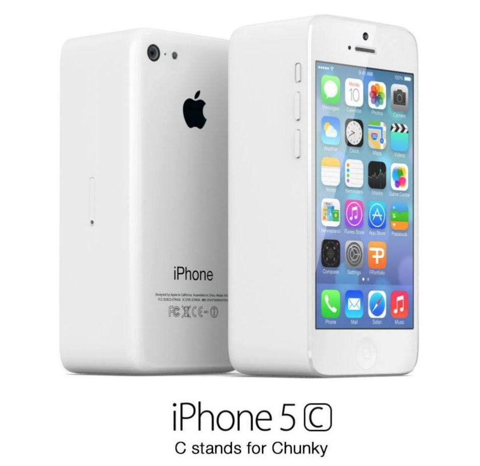 iPhone 5C chunky