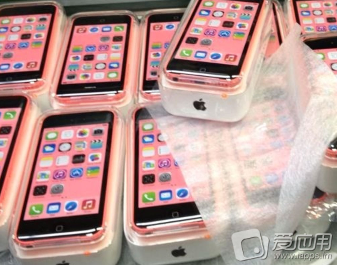 iPhone 5C red packaging
