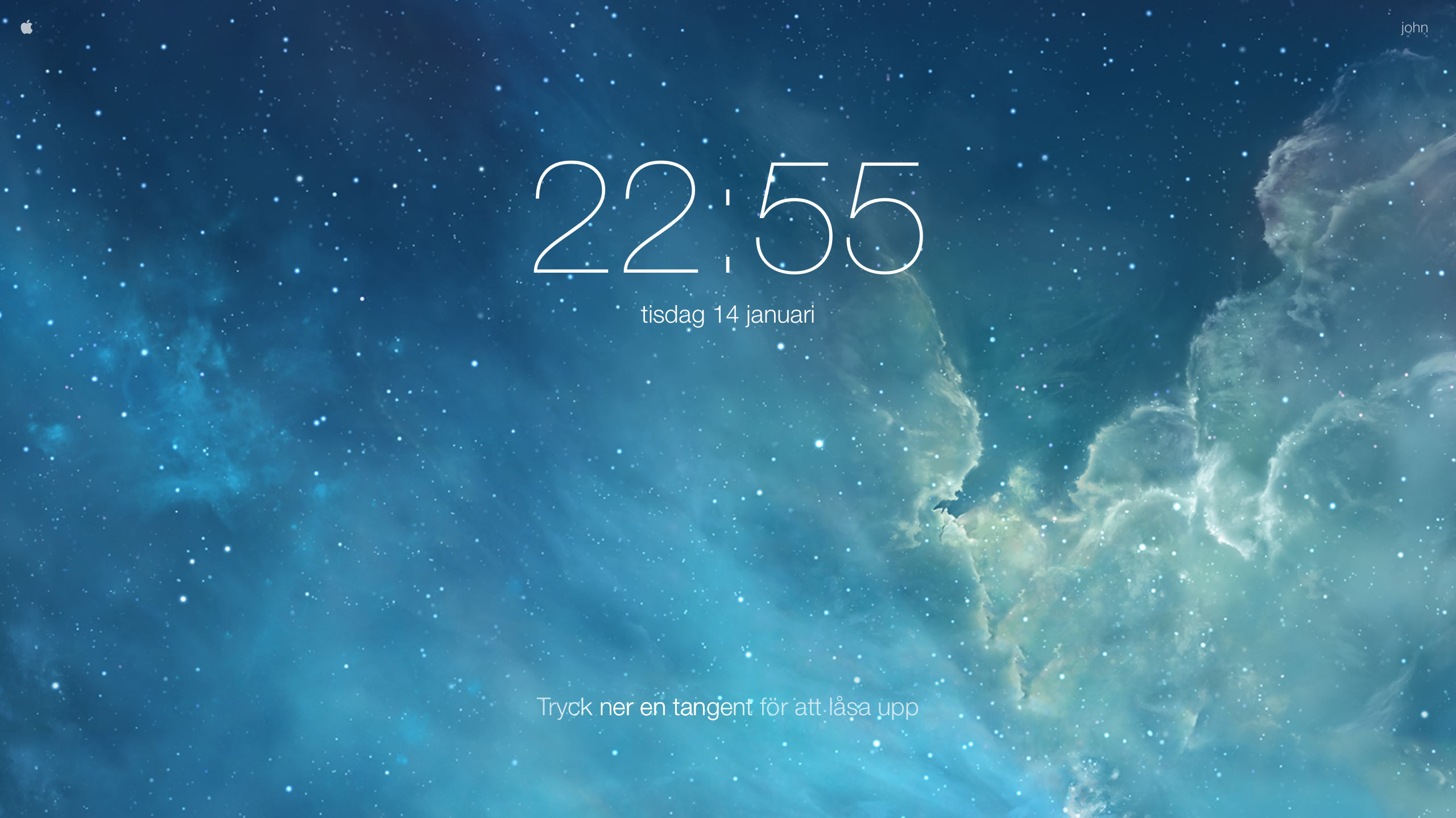 iOS 7 screensaver