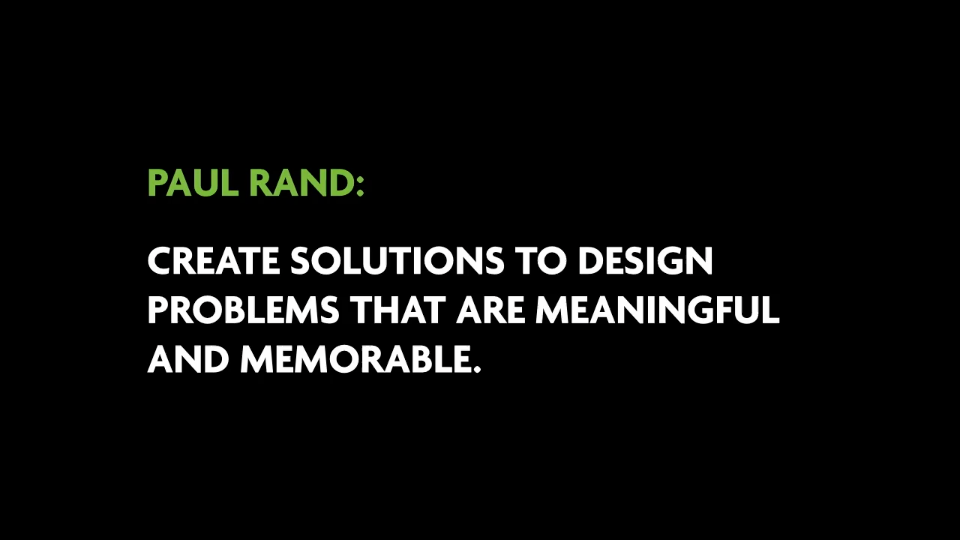 Paul Rand quote