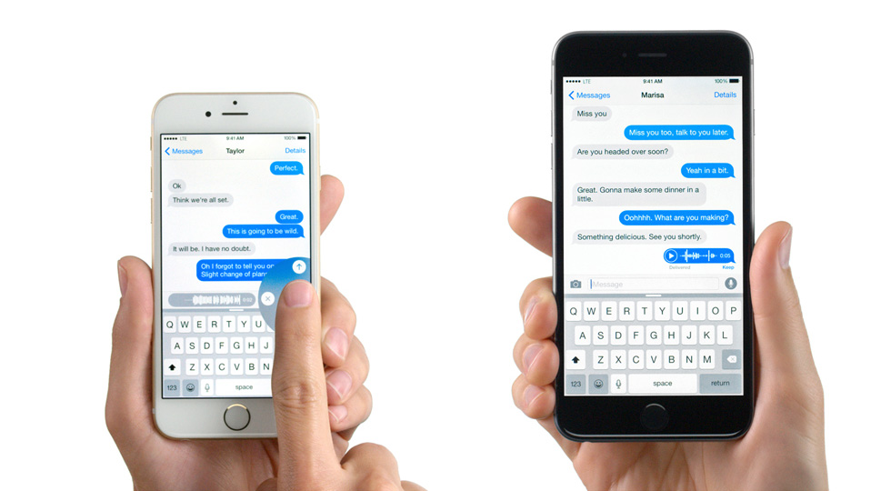 iPhone 6 ad voice text