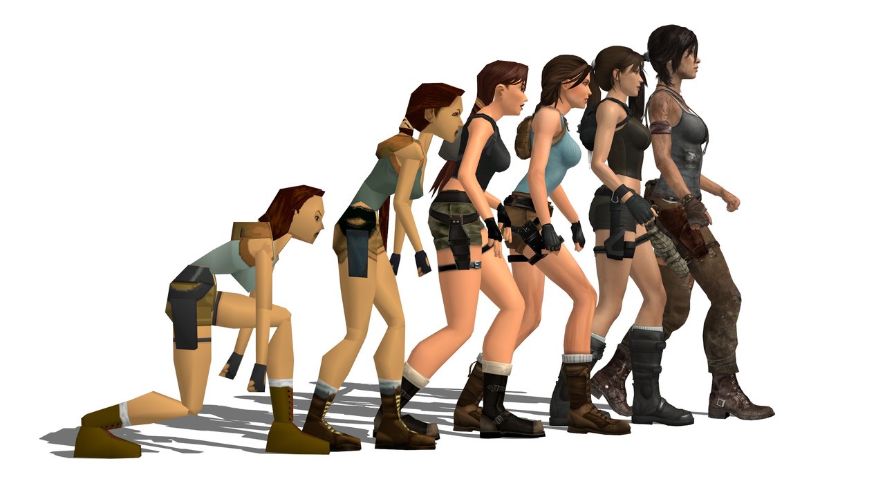 Tomb Raider evolution