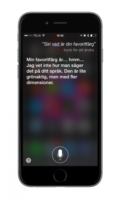 Siri svenska iPhone 6