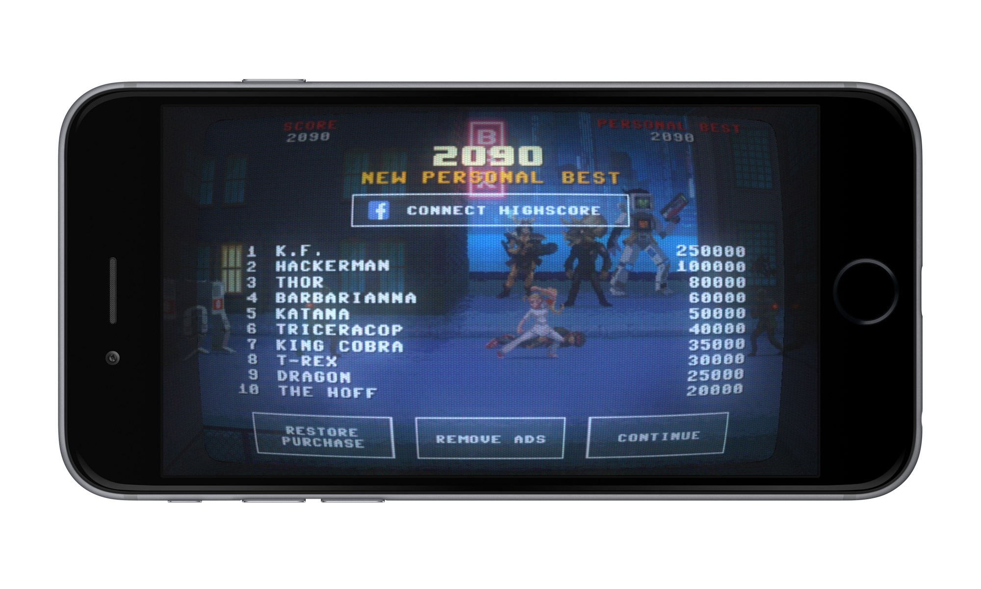 Kung Fury the game iPhone 6