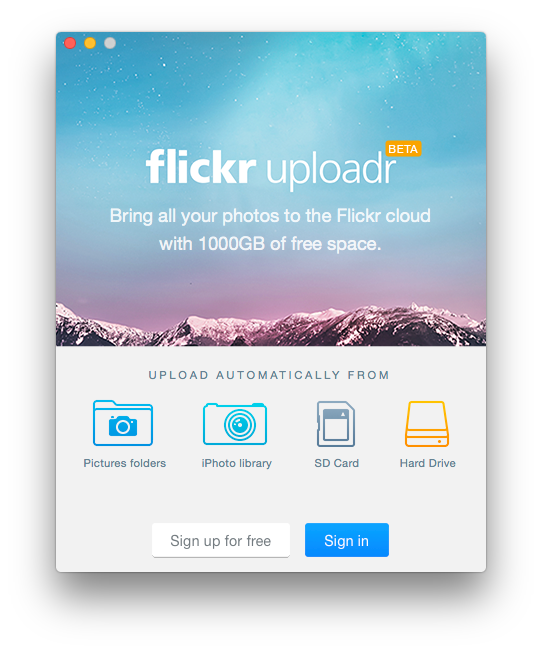 OS X Flickr uploader