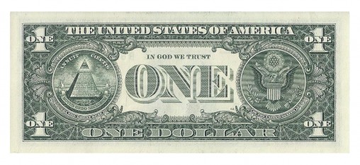 US one dollar sedel