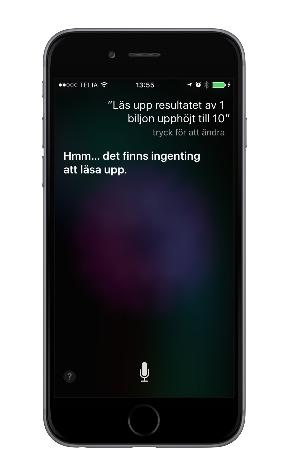 iPhone 6 Siri biljon
