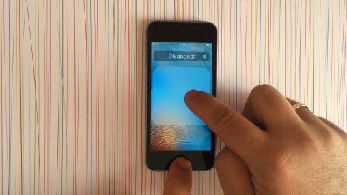 iPhone App disappear