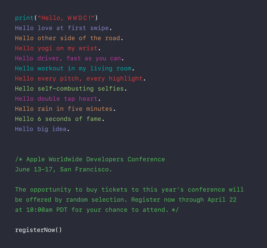 WWDC16