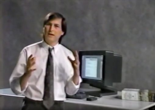 Steve Jobs demonstrerar NeXT 1988