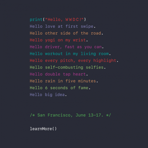 Apple WWDC16