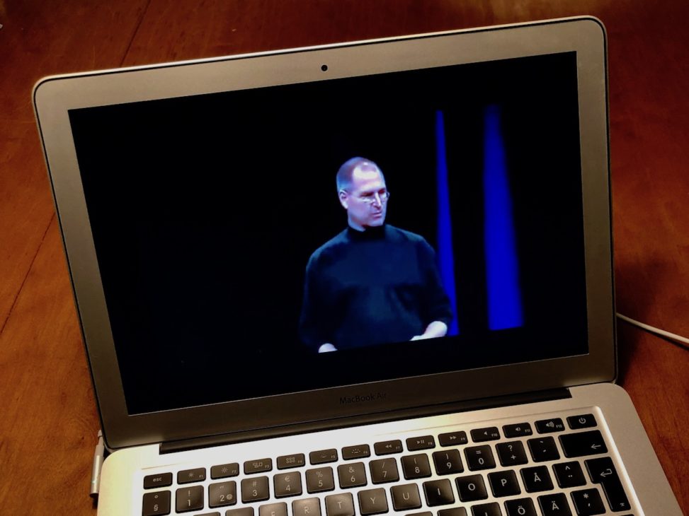 MacBook Air Steve Jobs